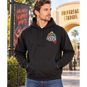 Universal Studios Halloween Horror Nights 2024 HHN 33 Hoodie Large Black